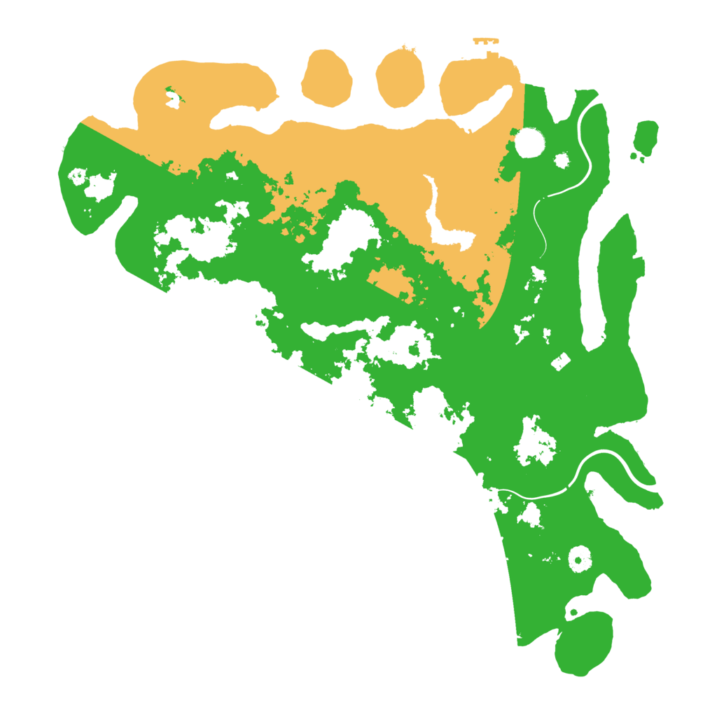 Biome Rust Map: Procedural Map, Size: 4250, Seed: 836828129