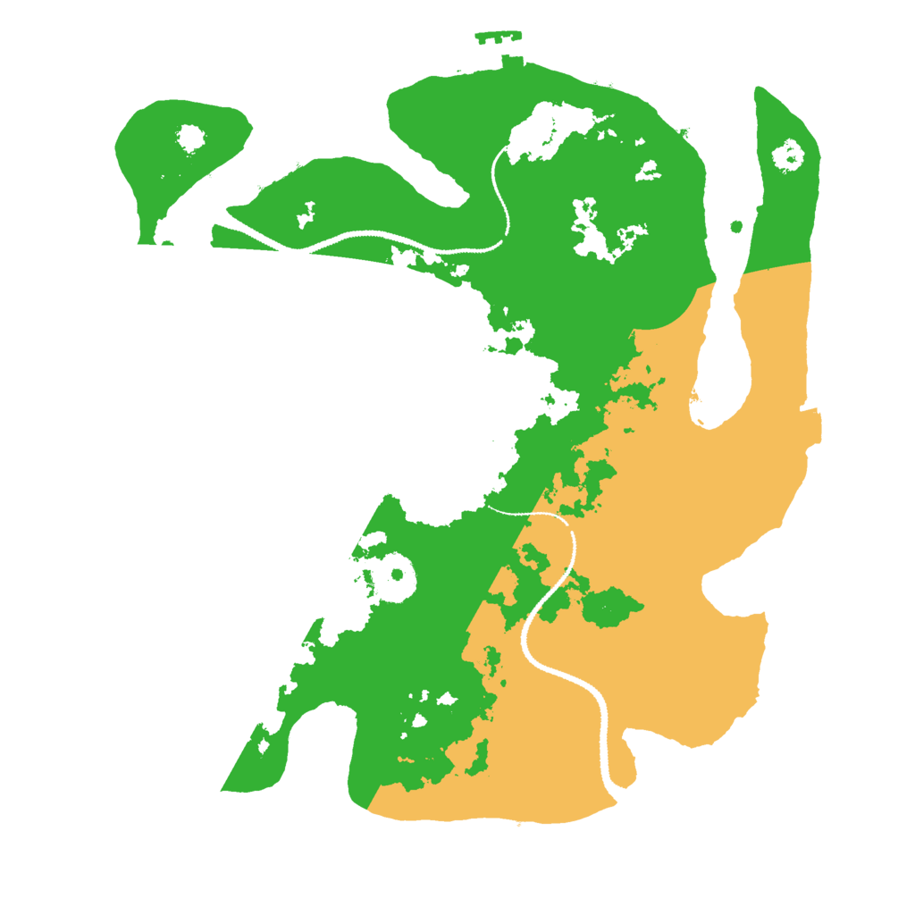 Biome Rust Map: Procedural Map, Size: 3000, Seed: 1220676649