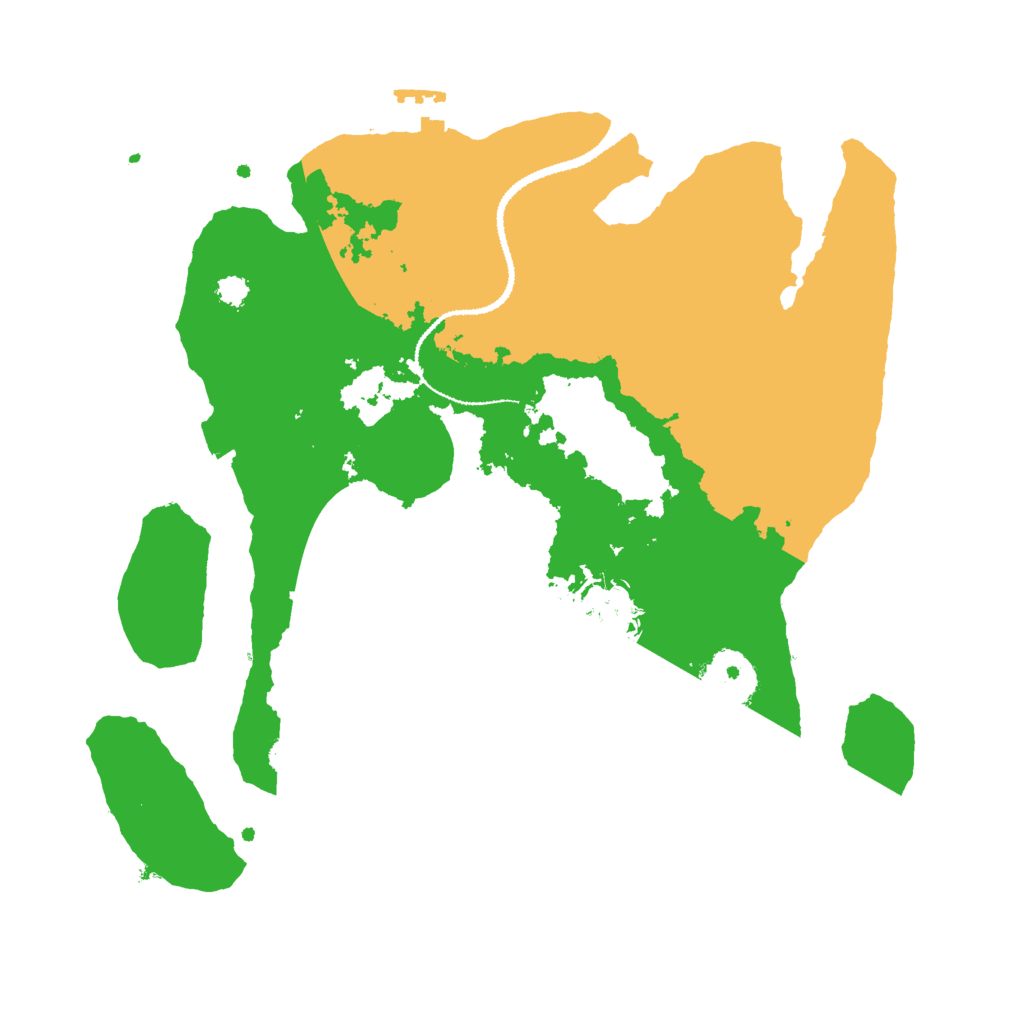 Biome Rust Map: Procedural Map, Size: 3000, Seed: 1537903901