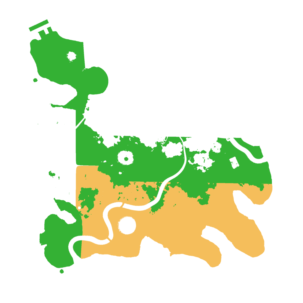 Biome Rust Map: Procedural Map, Size: 3000, Seed: 1045930690
