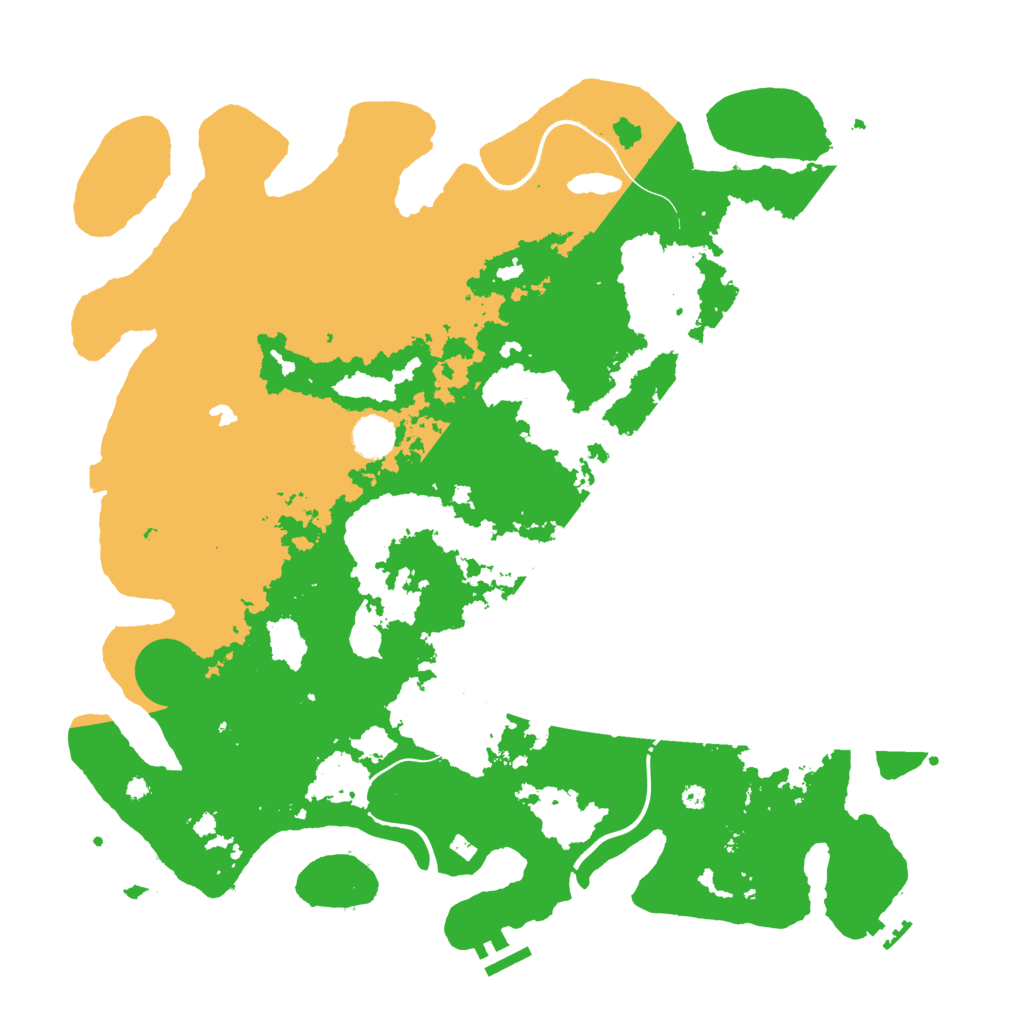 Biome Rust Map: Procedural Map, Size: 4250, Seed: 1045429319