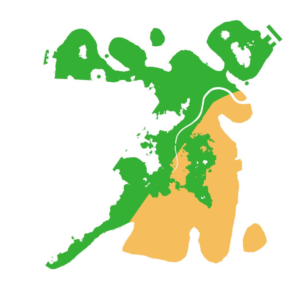 Biome Rust Map: Procedural Map, Size: 3000, Seed: 1085148368