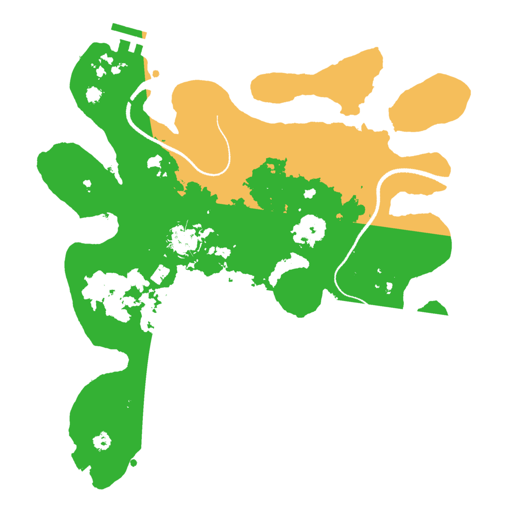 Biome Rust Map: Procedural Map, Size: 3000, Seed: 467355