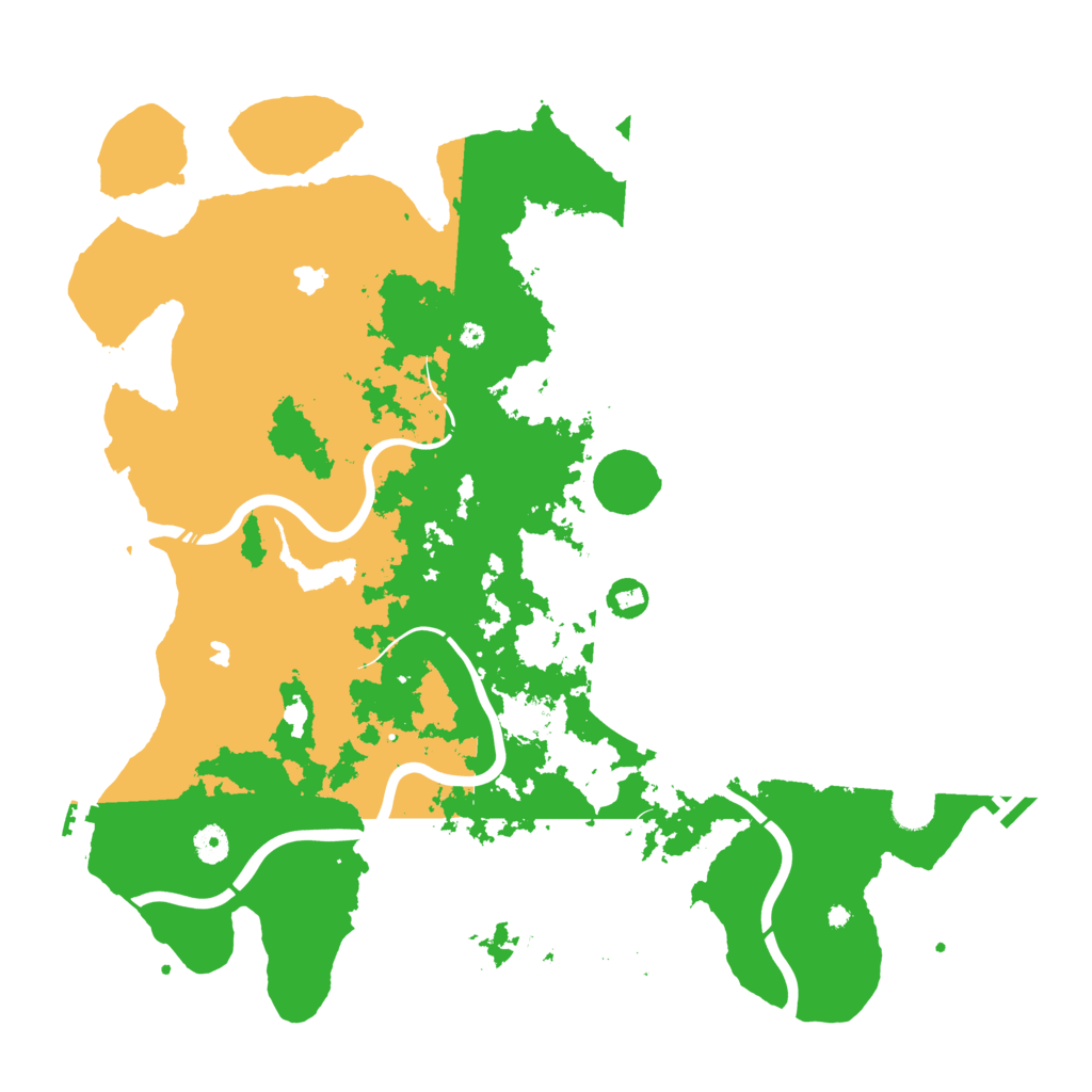 Biome Rust Map: Procedural Map, Size: 4500, Seed: 255160625