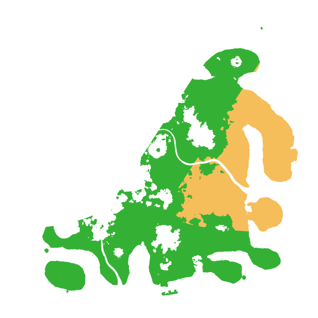 Biome Rust Map: Procedural Map, Size: 3000, Seed: 147876467