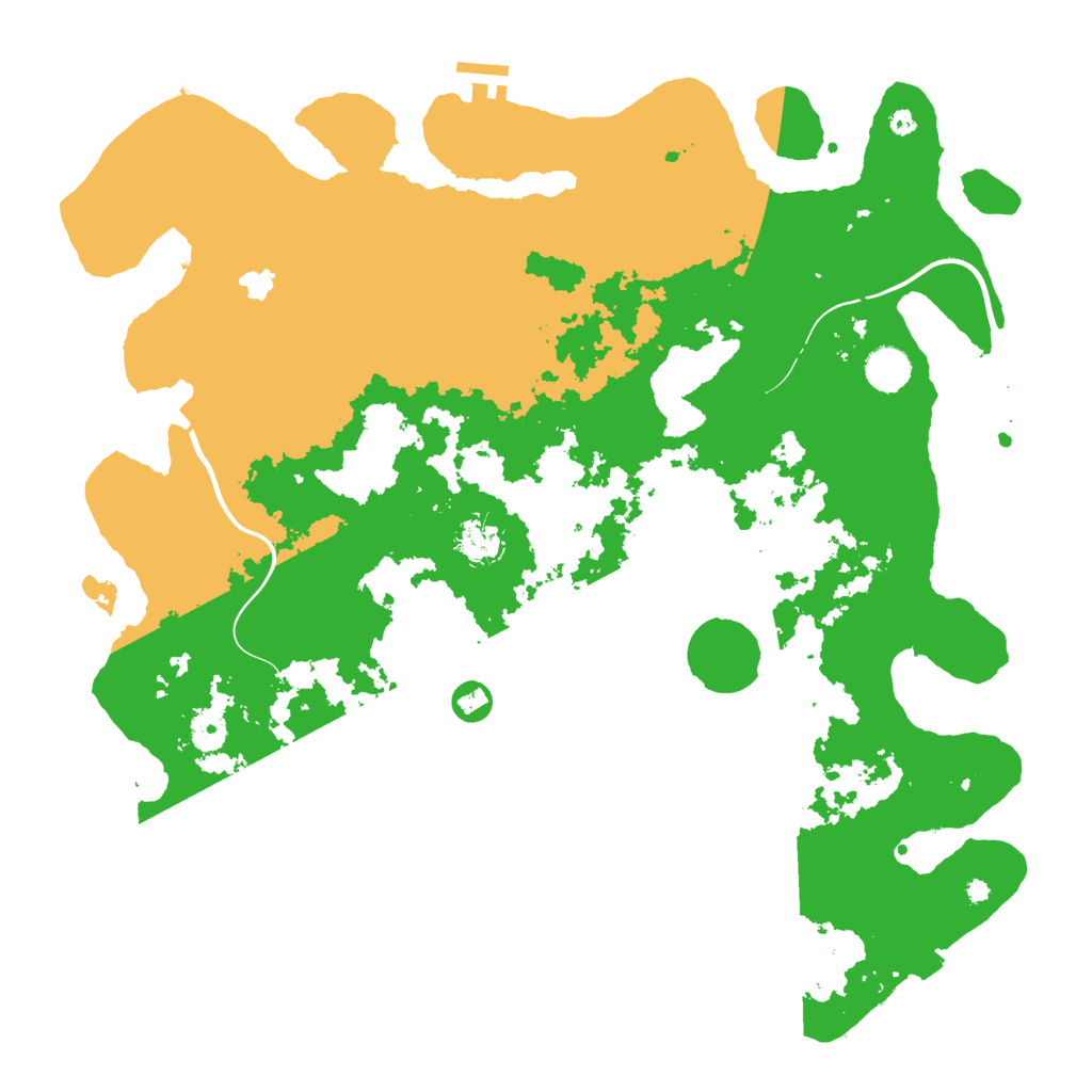 Biome Rust Map: Procedural Map, Size: 4250, Seed: 1878550268