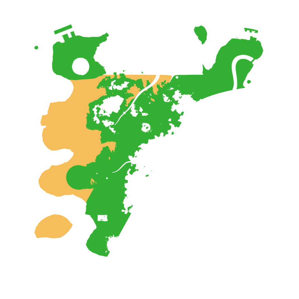 Biome Rust Map: Procedural Map, Size: 3250, Seed: 1452578483