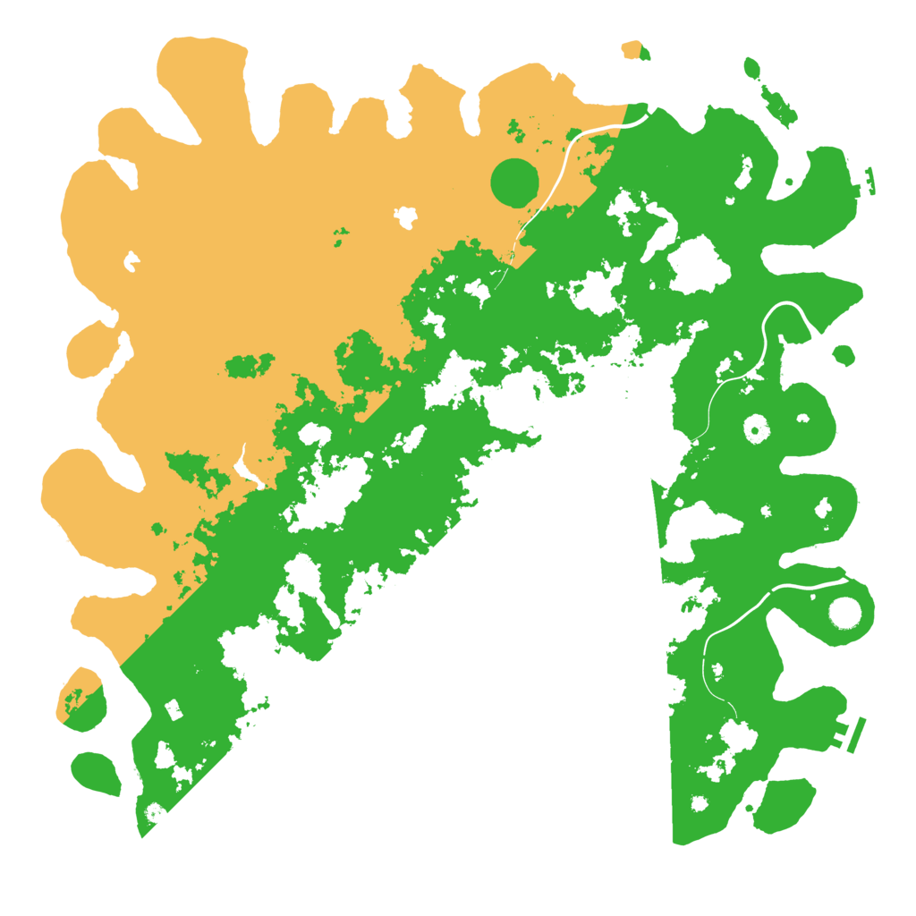 Biome Rust Map: Procedural Map, Size: 5000, Seed: 1951414870