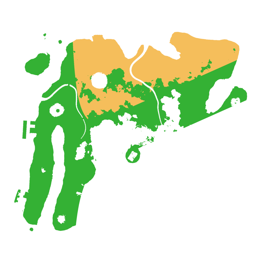 Biome Rust Map: Procedural Map, Size: 3000, Seed: 2007277025
