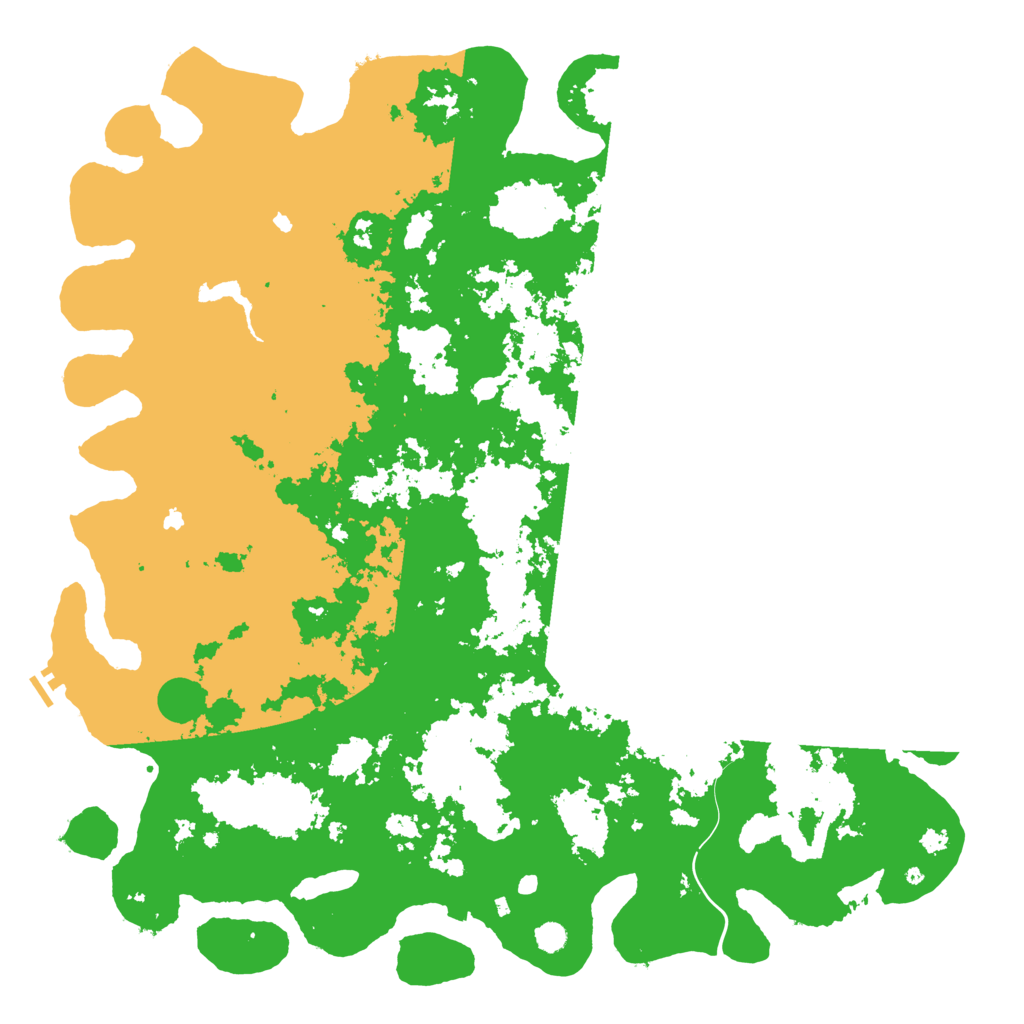 Biome Rust Map: Procedural Map, Size: 6000, Seed: 111656414