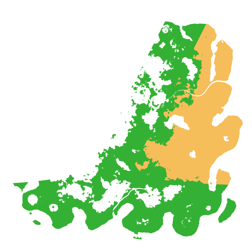 Biome Rust Map: Procedural Map, Size: 4500, Seed: 1269677932