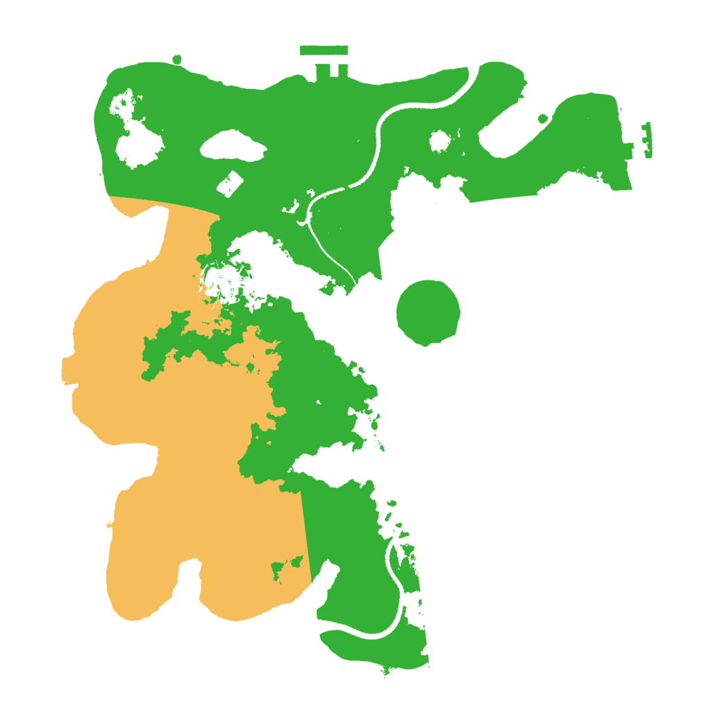 Biome Rust Map: Procedural Map, Size: 3000, Seed: 746432345