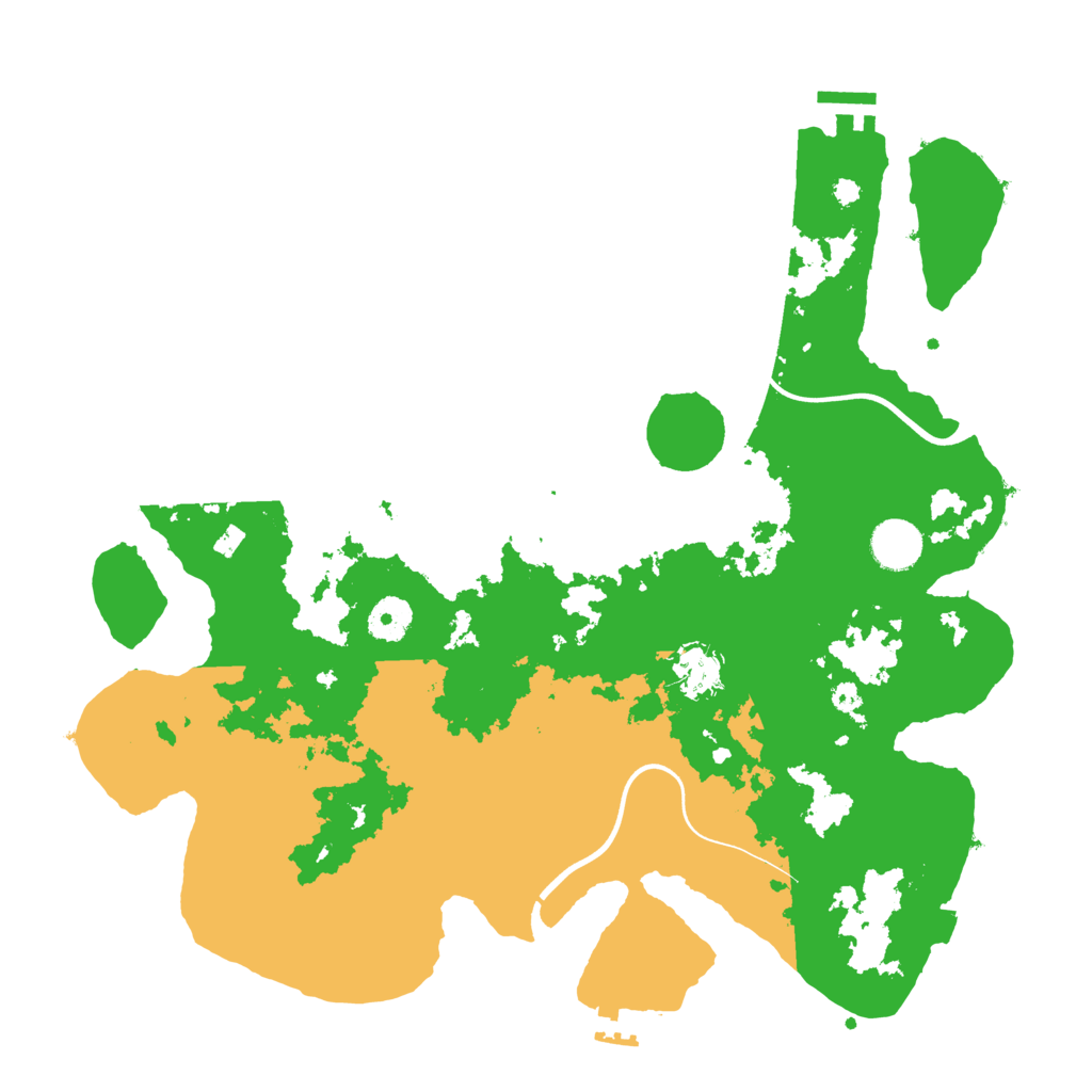 Biome Rust Map: Procedural Map, Size: 3750, Seed: 1836828575