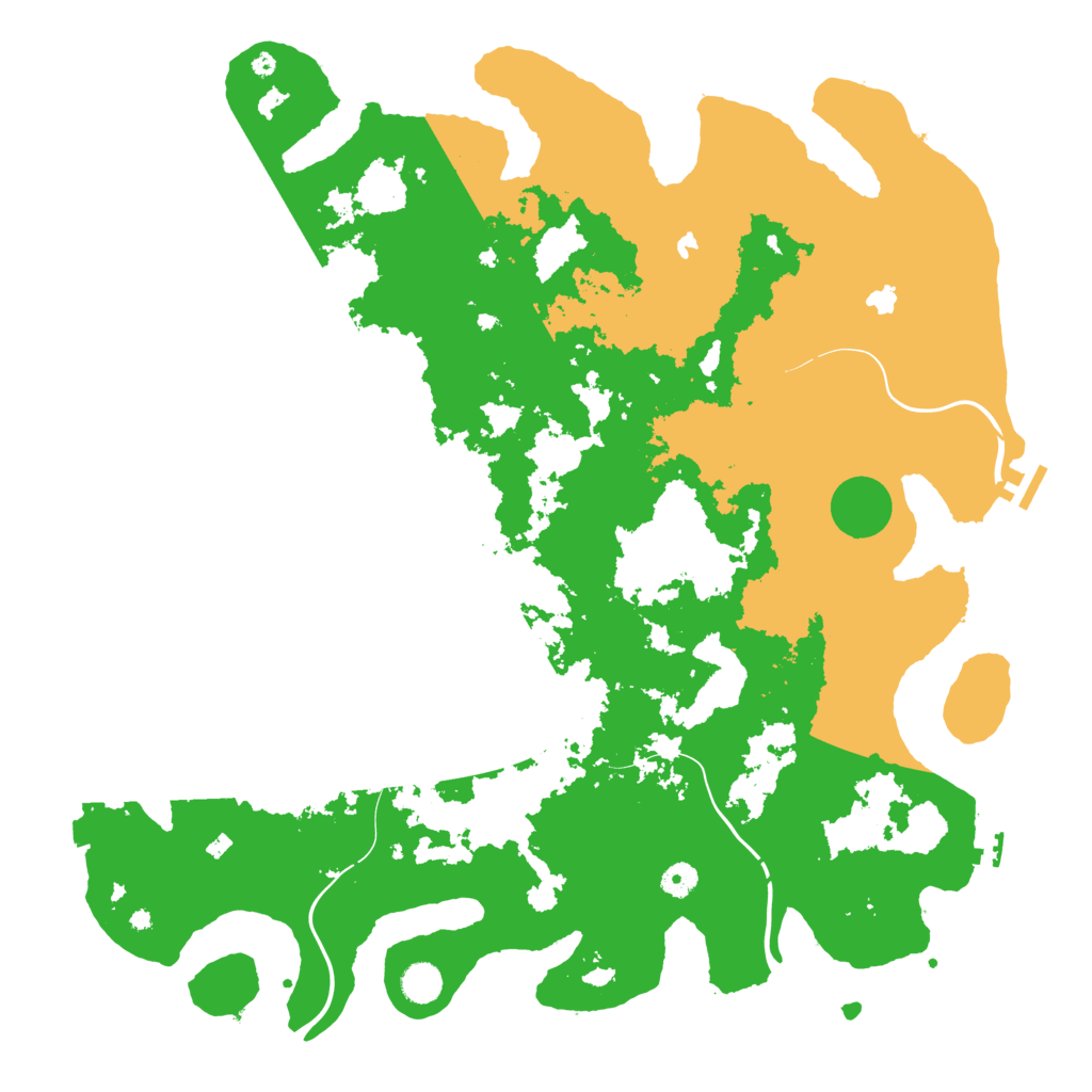 Biome Rust Map: Procedural Map, Size: 4700, Seed: 956871
