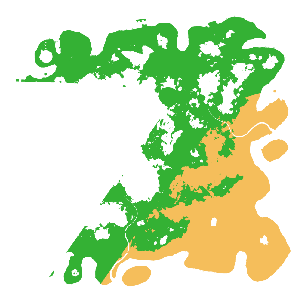 Biome Rust Map: Procedural Map, Size: 4500, Seed: 615093663
