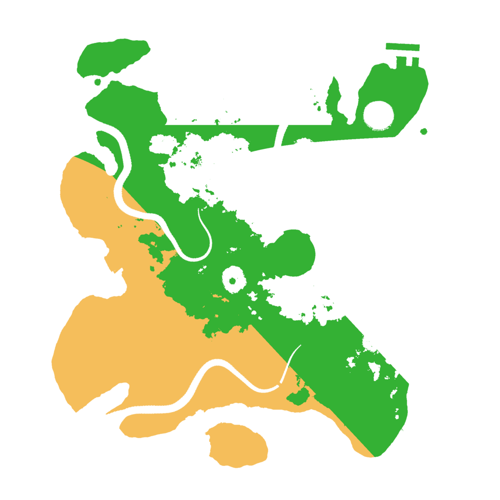 Biome Rust Map: Procedural Map, Size: 3000, Seed: 996059574