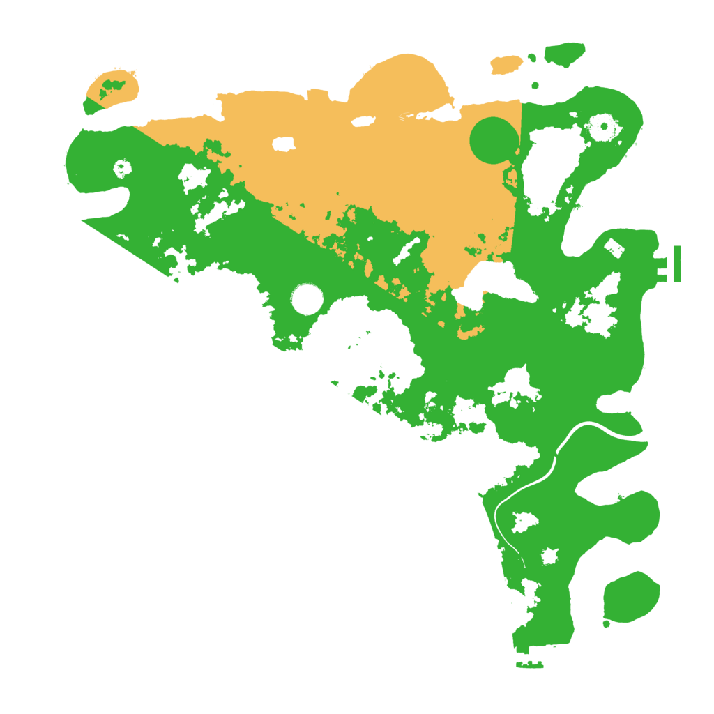 Biome Rust Map: Procedural Map, Size: 4000, Seed: 298446776