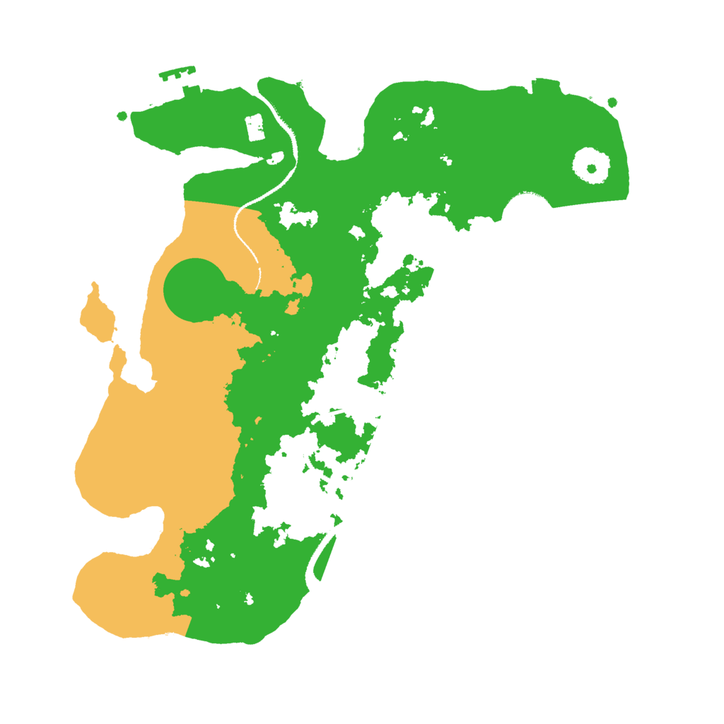 Biome Rust Map: Procedural Map, Size: 3000, Seed: 564475776