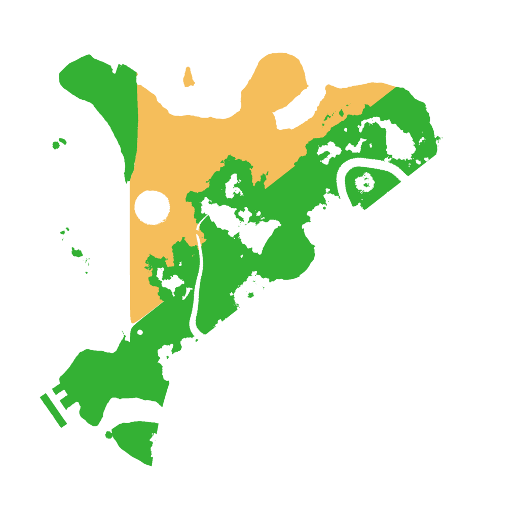 Biome Rust Map: Procedural Map, Size: 2800, Seed: 1599090851