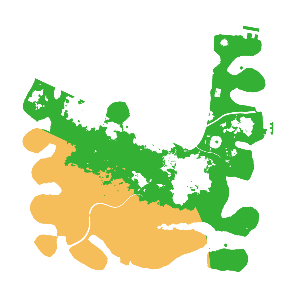 Biome Rust Map: Procedural Map, Size: 3600, Seed: 54547678