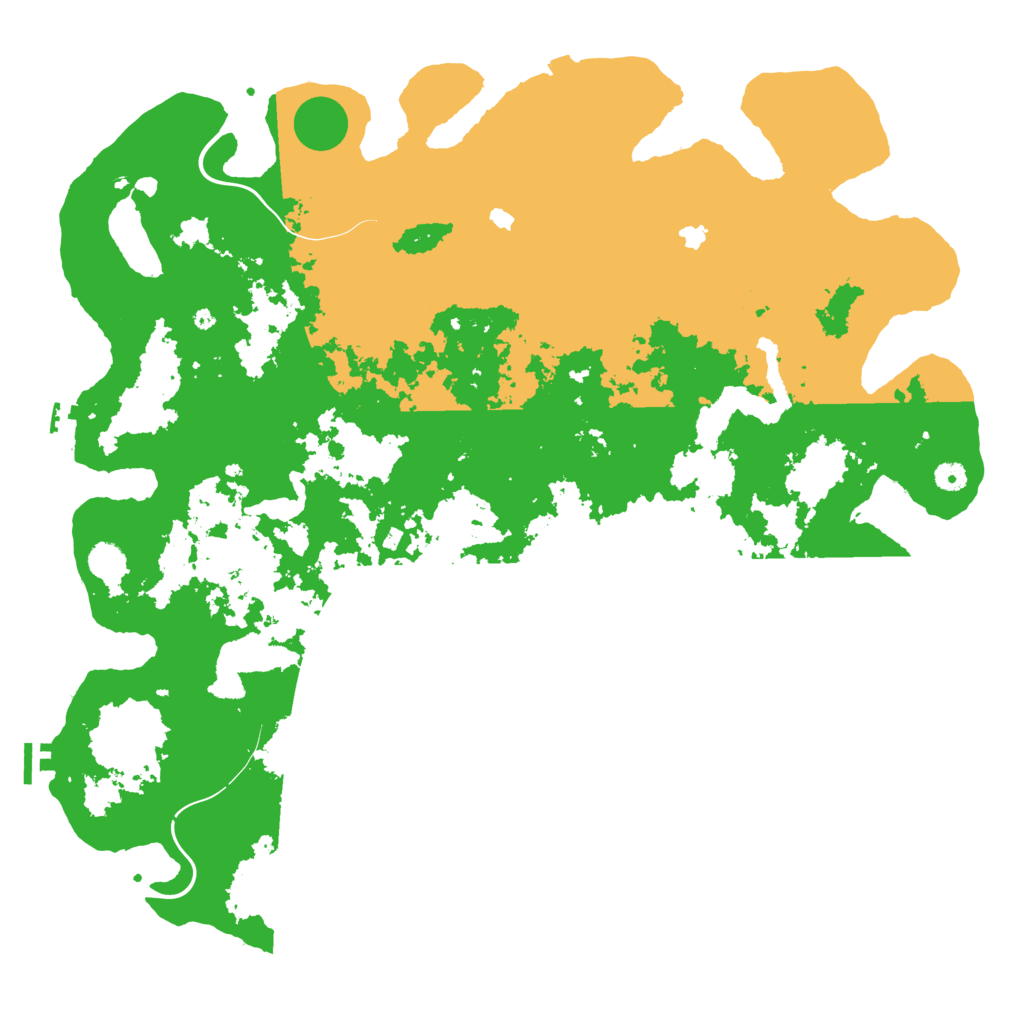 Biome Rust Map: Procedural Map, Size: 5000, Seed: 74825