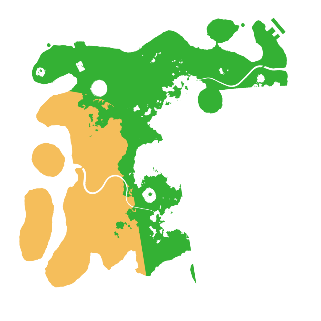 Biome Rust Map: Procedural Map, Size: 3500, Seed: 2848459