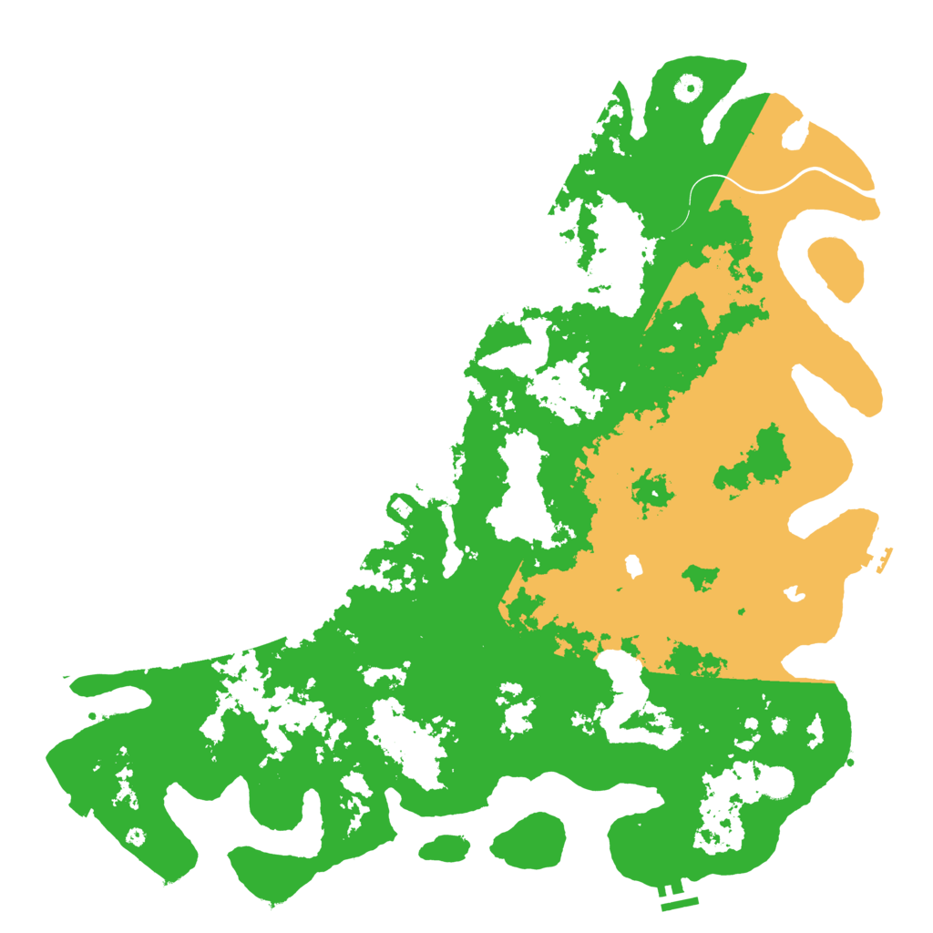 Biome Rust Map: Procedural Map, Size: 5000, Seed: 1393558476