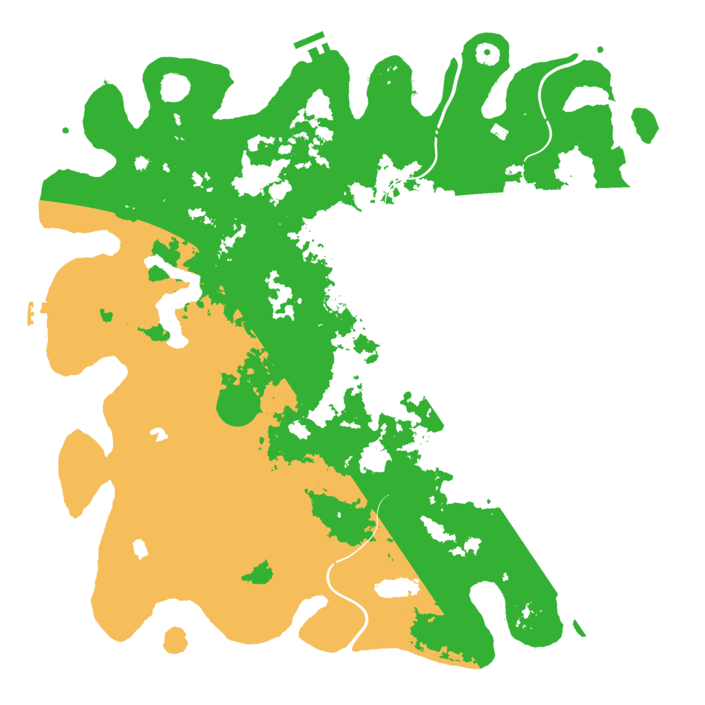 Biome Rust Map: Procedural Map, Size: 4500, Seed: 565