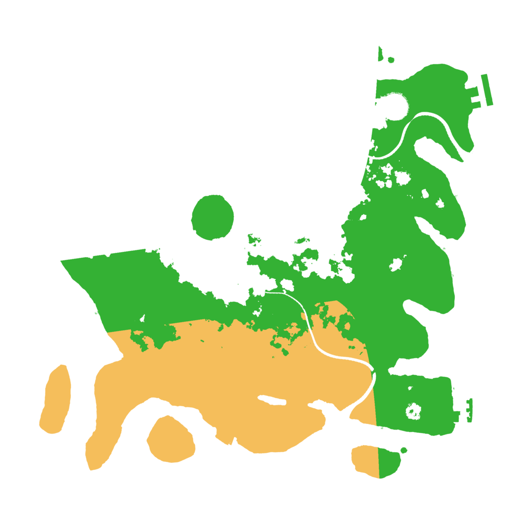 Biome Rust Map: Procedural Map, Size: 3300, Seed: 1465175350