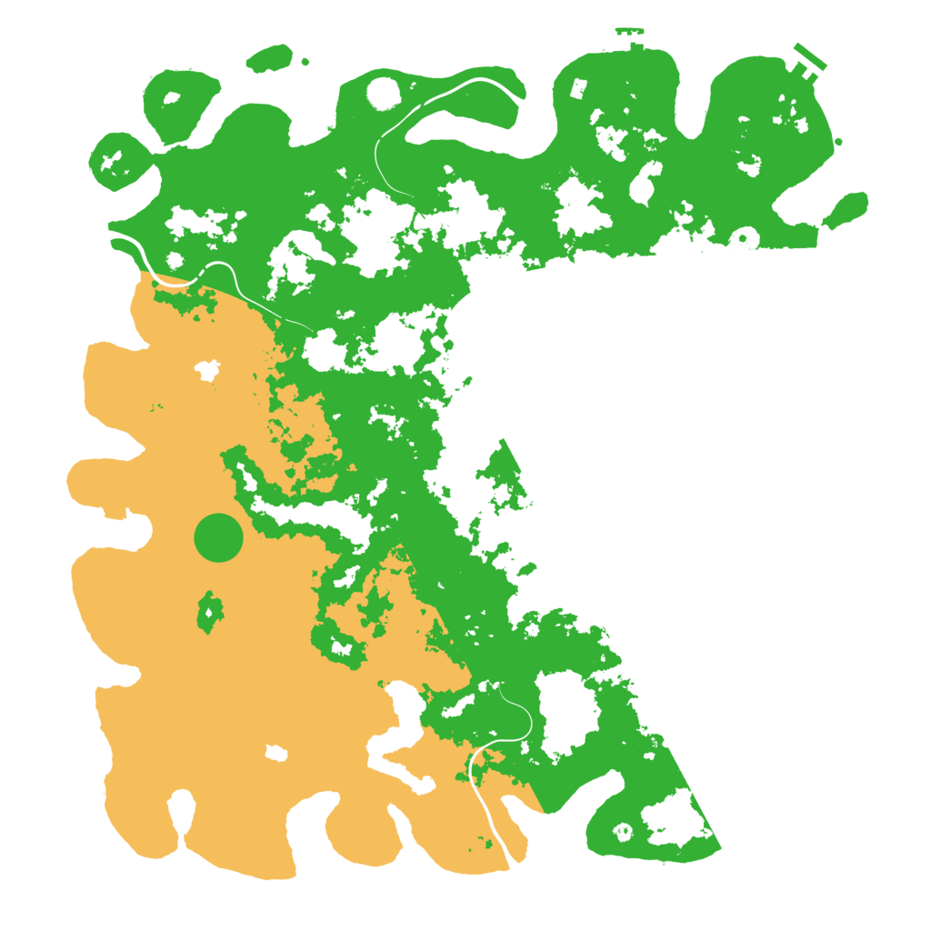 Biome Rust Map: Procedural Map, Size: 5000, Seed: 1489124743