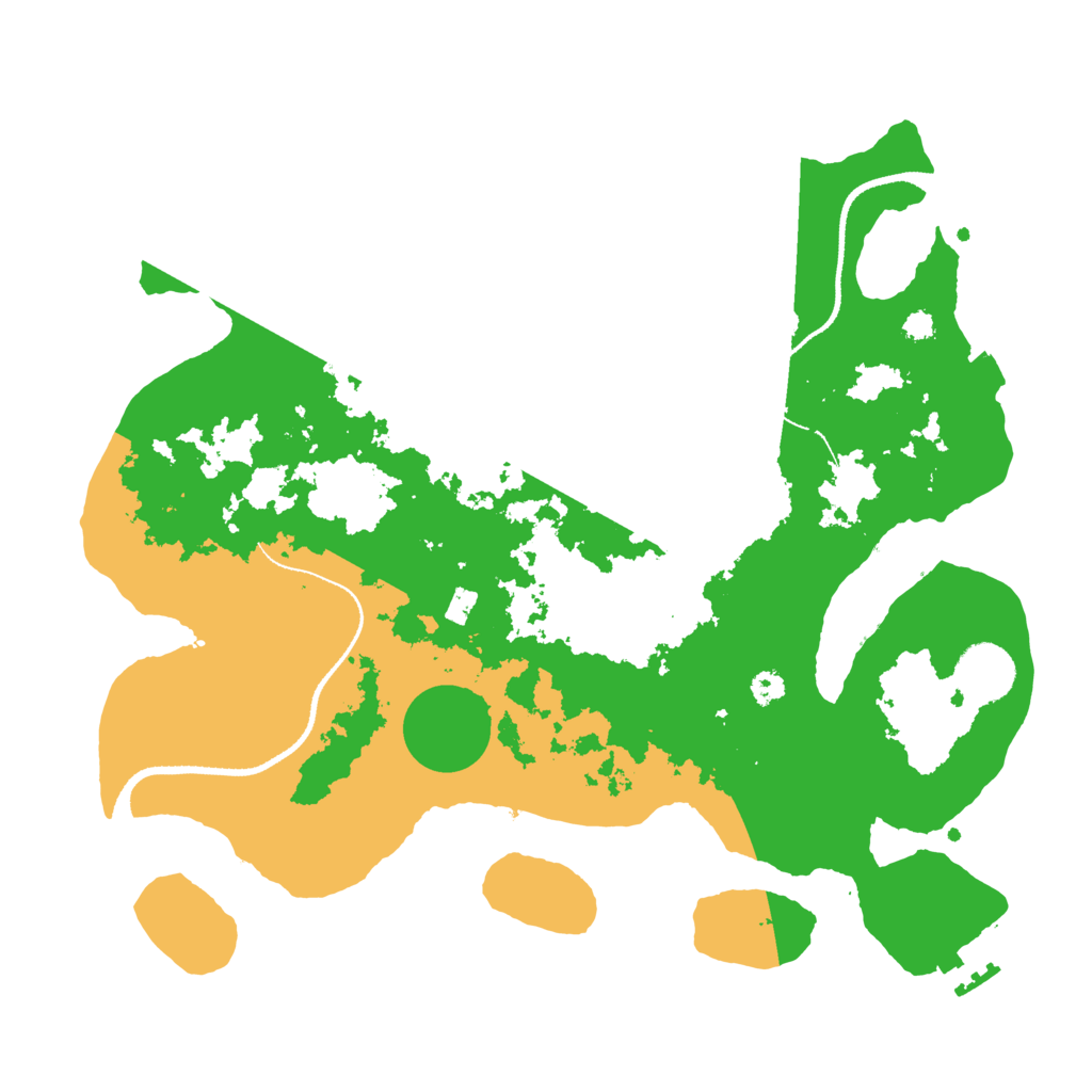 Biome Rust Map: Procedural Map, Size: 3300, Seed: 12781412