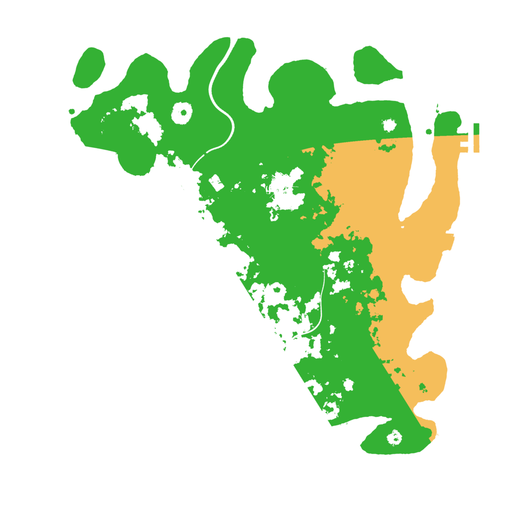 Biome Rust Map: Procedural Map, Size: 3500, Seed: 508560287