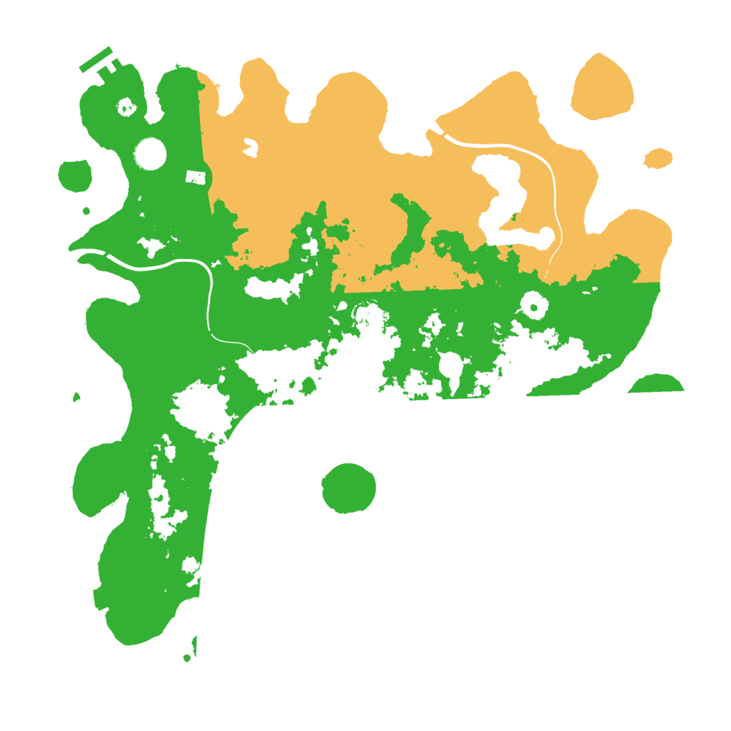 Biome Rust Map: Procedural Map, Size: 4000, Seed: 56461