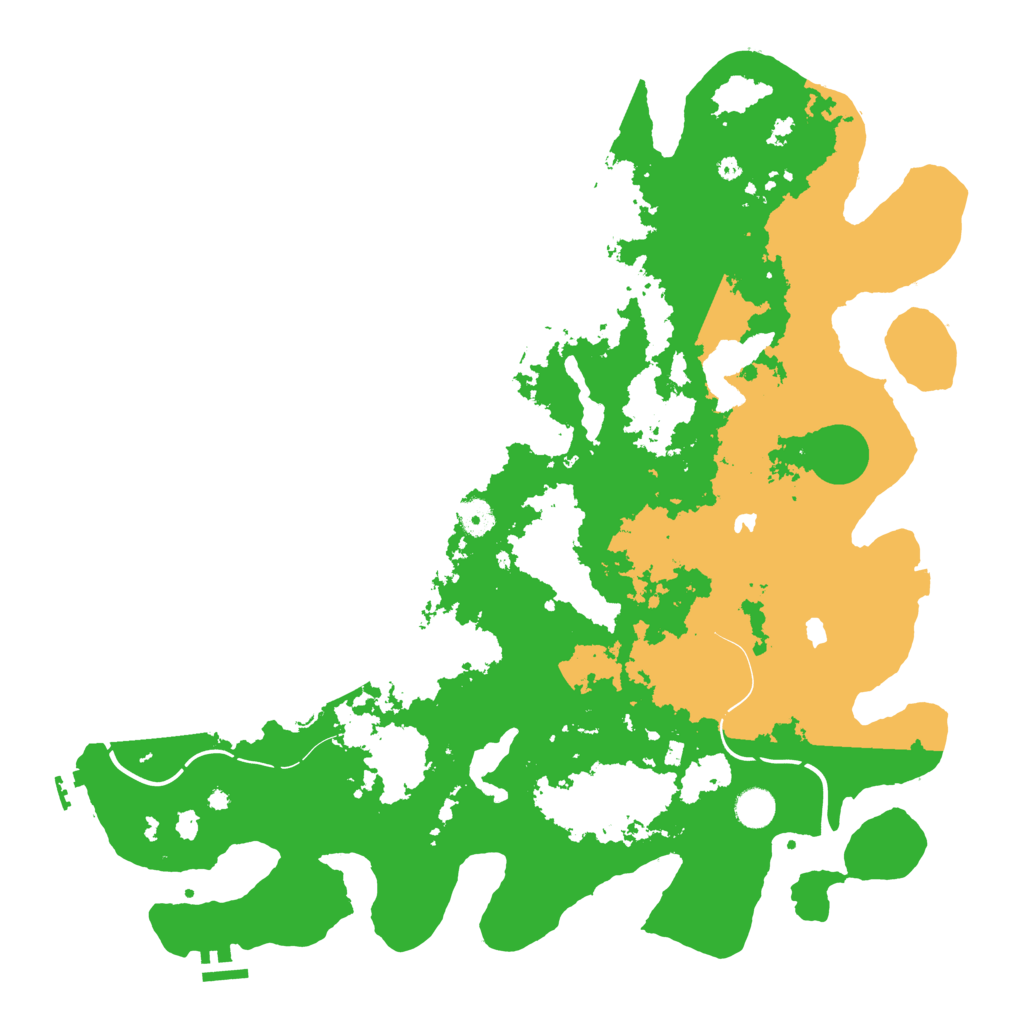 Biome Rust Map: Procedural Map, Size: 4500, Seed: 1416274403