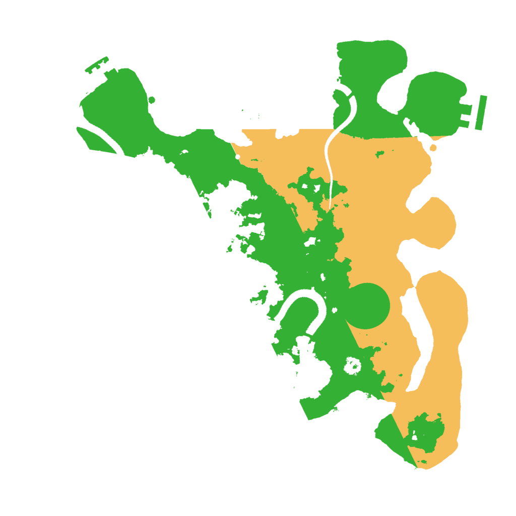 Biome Rust Map: Procedural Map, Size: 3000, Seed: 1062895503