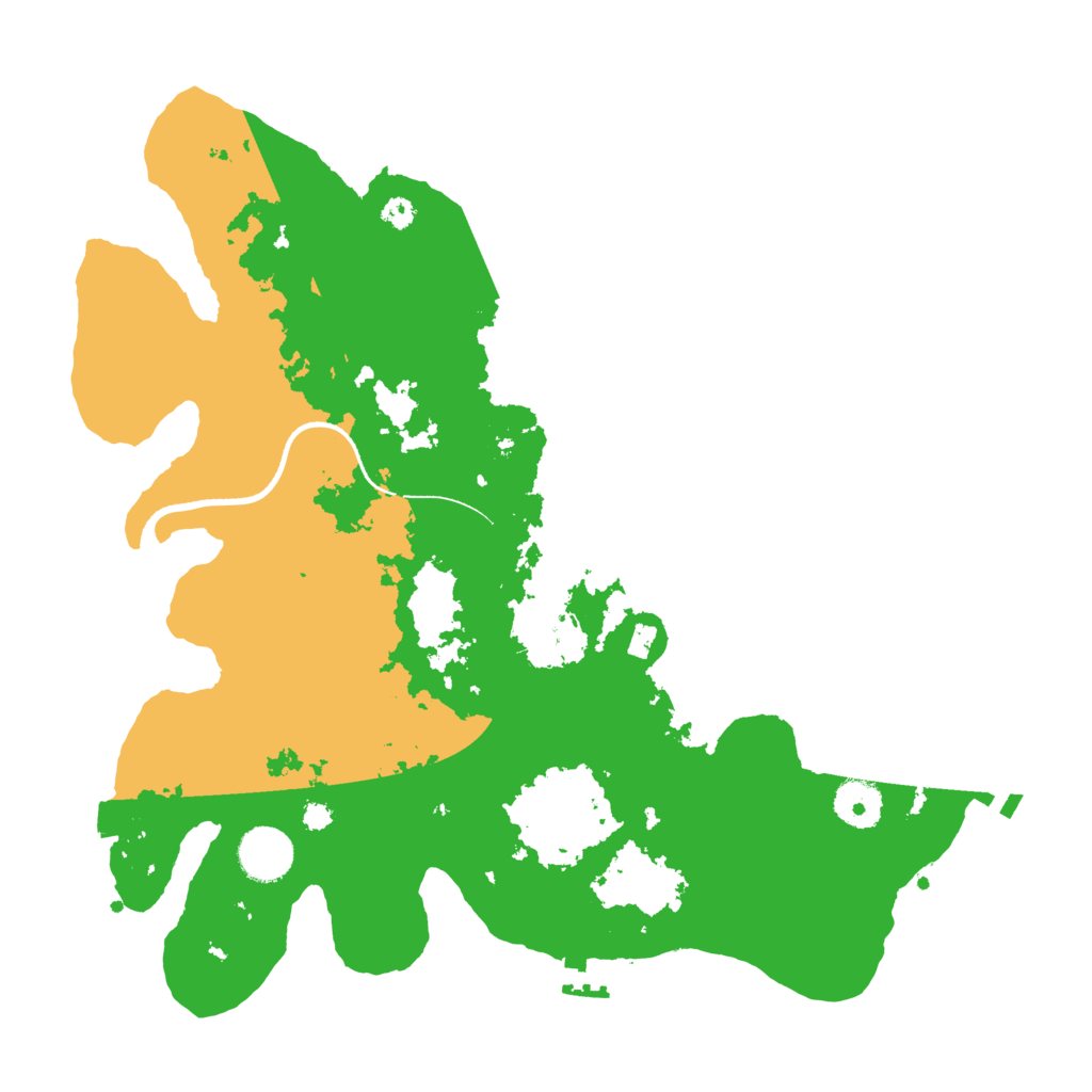 Biome Rust Map: Procedural Map, Size: 3500, Seed: 368865772
