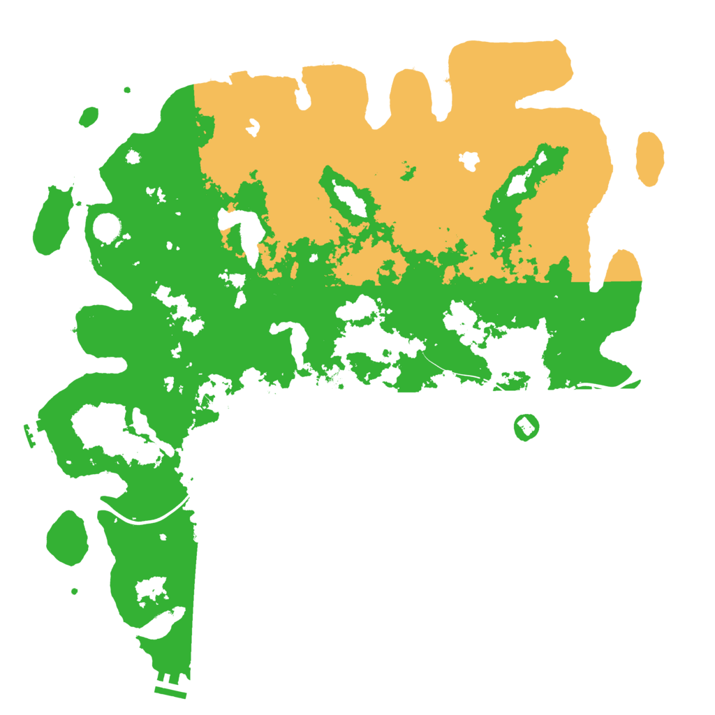 Biome Rust Map: Procedural Map, Size: 4500, Seed: 67893422