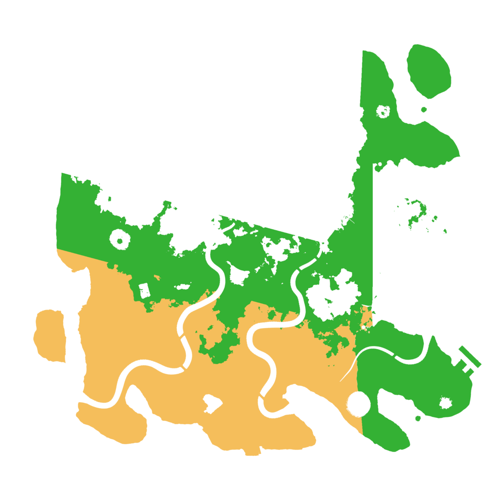 Biome Rust Map: Procedural Map, Size: 3700, Seed: 690690272