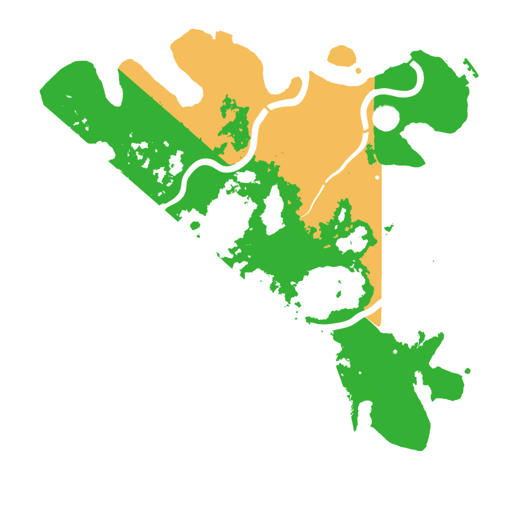 Biome Rust Map: Procedural Map, Size: 3500, Seed: 1873669810
