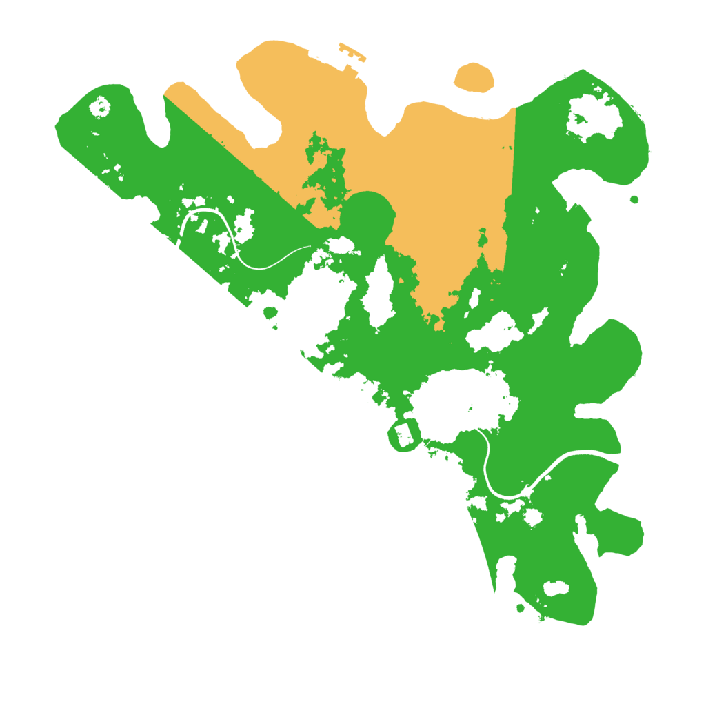 Biome Rust Map: Procedural Map, Size: 3500, Seed: 1873669810