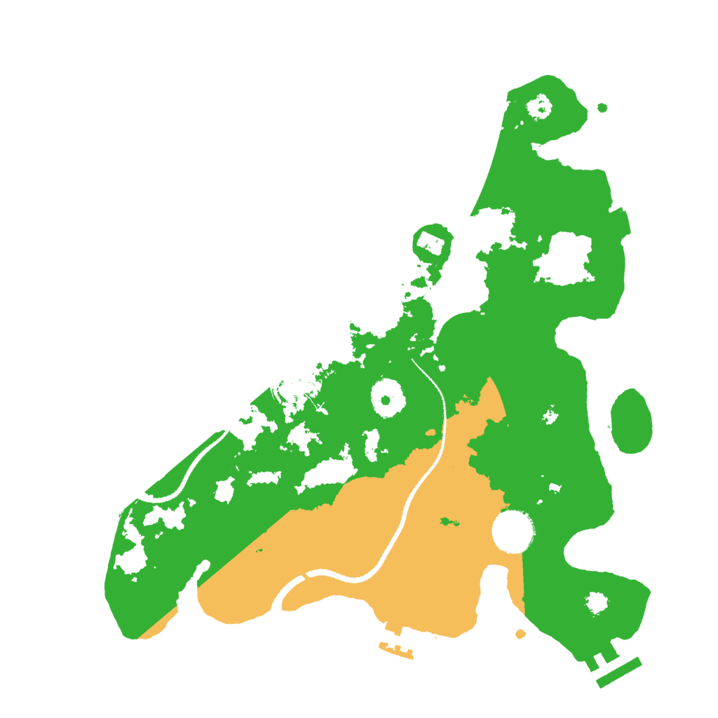 Biome Rust Map: Procedural Map, Size: 3000, Seed: 29771