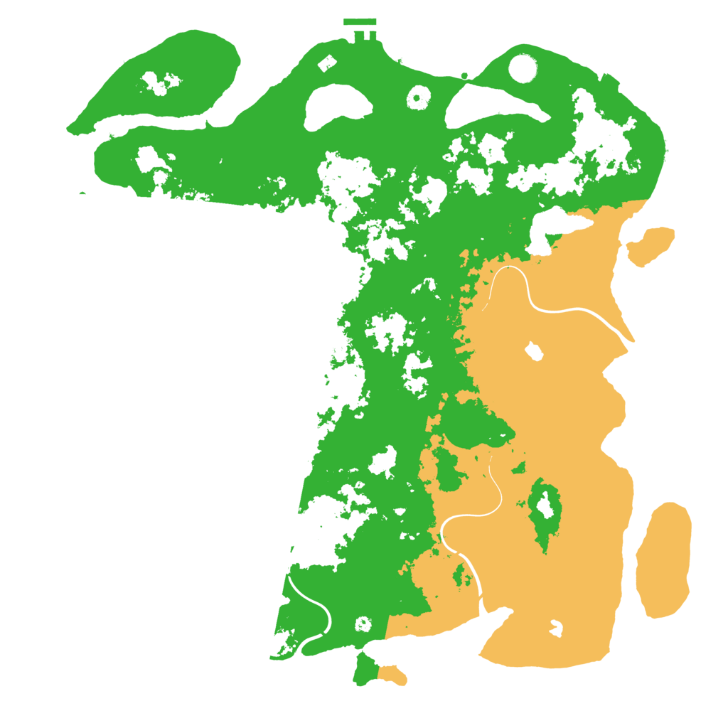 Biome Rust Map: Procedural Map, Size: 4500, Seed: 99865720