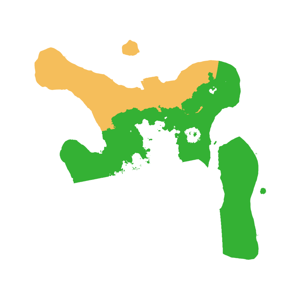 Biome Rust Map: Procedural Map, Size: 2000, Seed: 199