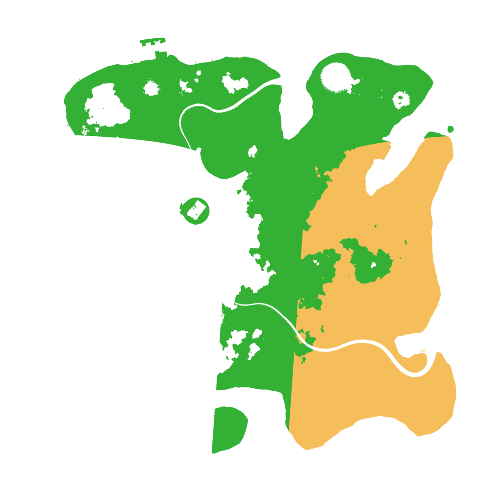 Biome Rust Map: Procedural Map, Size: 3000, Seed: 10958