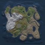 Thumbnail Rust Map: Procedural Map, Size: 2500, Seed: 5235623, 8 Monuments
