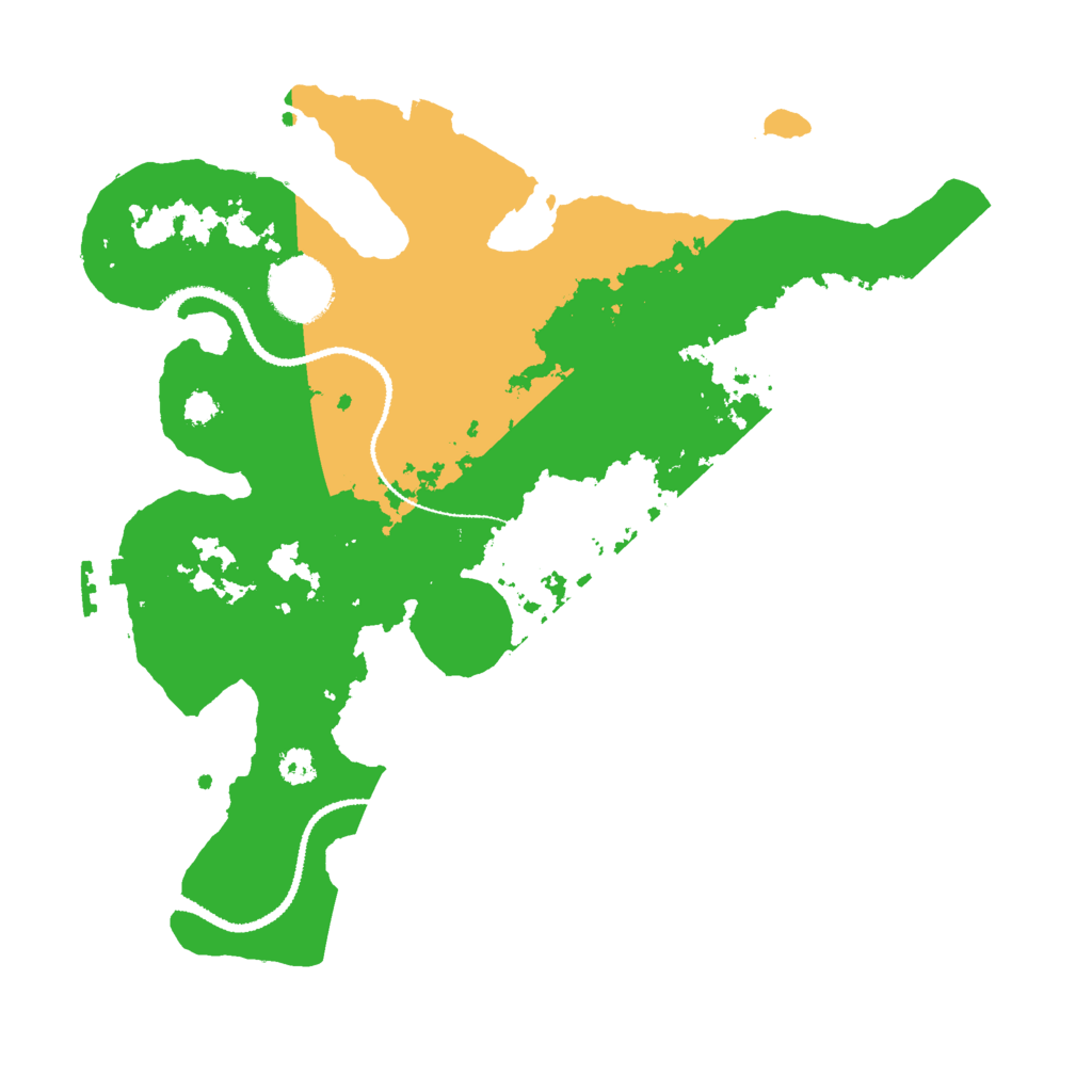 Biome Rust Map: Procedural Map, Size: 3000, Seed: 954