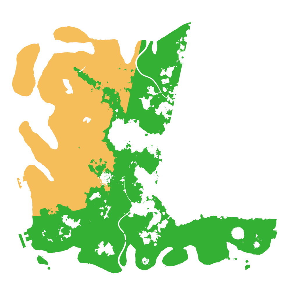Biome Rust Map: Procedural Map, Size: 4250, Seed: 969901455