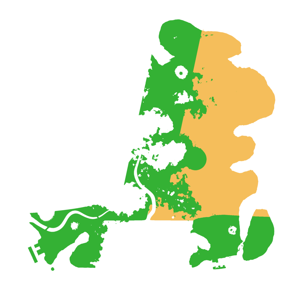 Biome Rust Map: Procedural Map, Size: 3500, Seed: 78213687