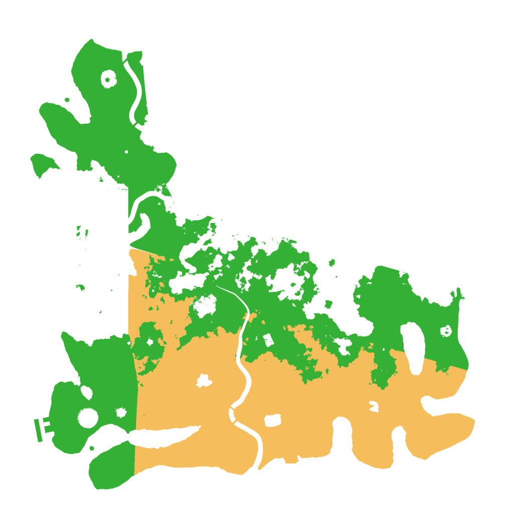 Biome Rust Map: Procedural Map, Size: 4500, Seed: 235210379