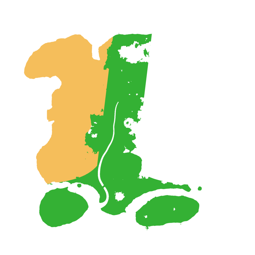 Biome Rust Map: Procedural Map, Size: 2500, Seed: 284056011